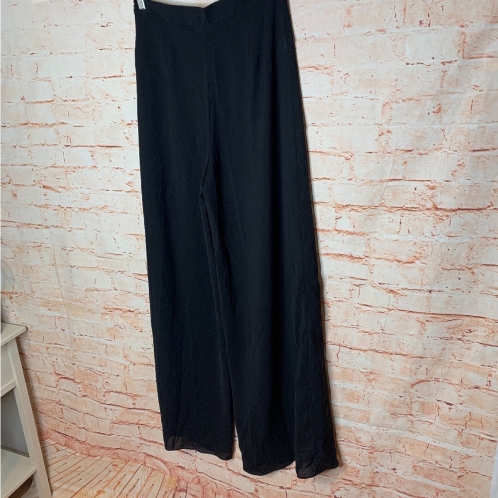 Blue Blush Black Tulip Pants Size Large - Picture 2 of 7